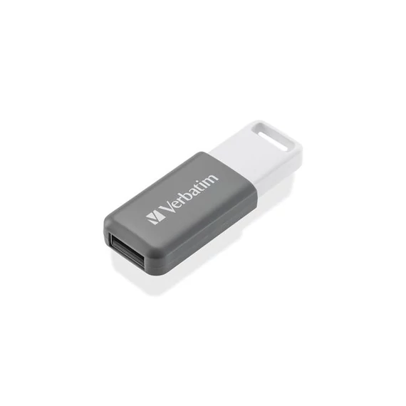 VERBATIM "Databar", Pendrive, 128GB, USB 2.0, szürke