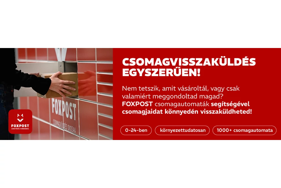 FOXPOST Csomag visszaküldés